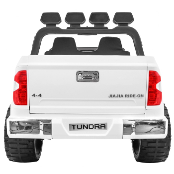 Toyota Tundra XXL dla dzieci Biały + Pilot + Bagażnik + LED + Audio + EVA + Wolny Start